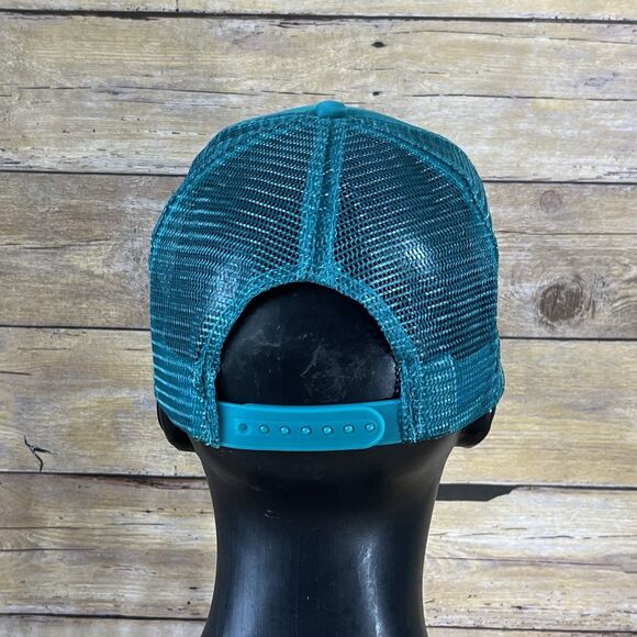 Nissun One Size Trucker Hat Turquoise 6 panel Hans Hedemann Surf Logo Adj. - Picture 14 of 15